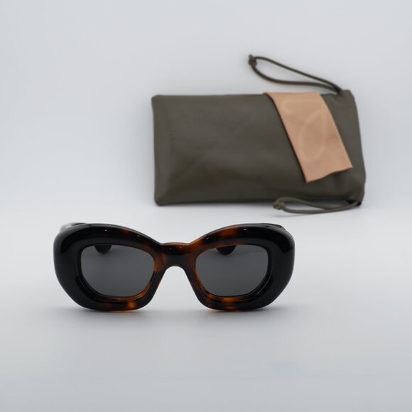 Loewe LW40117I 52A Cat Eye Sunglasses – Dark Havana Black/Grey main image 5